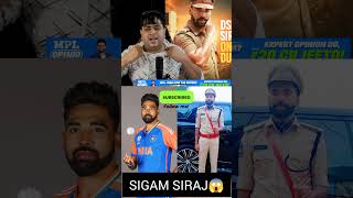 DGP of Telangana congralutated the new DSP Mohammed Siraj 🔥siraj dsp cricket shorts sports [upl. by Ahseya]