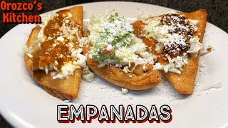 Como Hacer Empanadas Mexicanas How To Make Empanadas [upl. by Airbma]