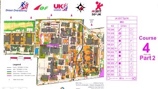 JK 2017 Sprint Orienteering Brunel University London 14 April 2017 [upl. by Odrick322]