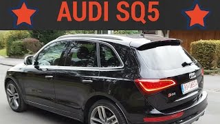 Audi SQ5 tdi 2014  Acceleration  Competition  Test  Drive  Sound  Autobahn  Exhaust  Review [upl. by Nugesulo]