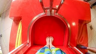 First AquaLoop Slide in Poland  Wodny Park Tychy [upl. by Applegate373]