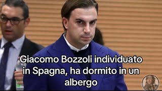 Giacomo Bozzoli individuato in Spagna ha dormito in un albergo [upl. by Mcevoy]