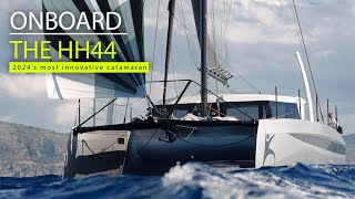 Sailing the HH44 catamaran  the freshest new fast cruising multihull [upl. by Ohl]