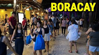 Boracay Nightlife 🇵🇭  4K Night Scenes in Boracay island Philippines 2024 [upl. by Anitsuga]