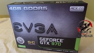 Unboxing the EVGA GTX970 Superclocked ACX 20 [upl. by Aldercy630]