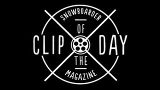 Snowboarder Magazines Clip Of The Day Doran Laybourn [upl. by Sirronal]