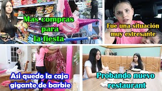 Lo que me paso ahora🤦🏻‍♀️😰Grabe por 4 dias en este vlog🫢Asi quedó la caja de barbie gigante🩷 [upl. by Enohs]