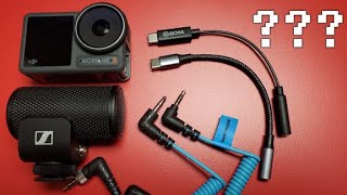 USBC to 35mm Mic Adapters  DJI Osmo Action 3 amp Action 4 Owners watch THIS for better audio [upl. by Adnuhsat]