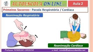 30 PRIMEIROS SOCORROS  Reanimação Cardíaca e Respiratória Estancamento de Hemorragias [upl. by Ynetruoc]