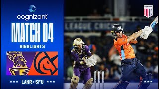 Match No4  Highlights  Los Angeles Knight Riders VS San Francisco Unicorns  MLC [upl. by Epilihp432]