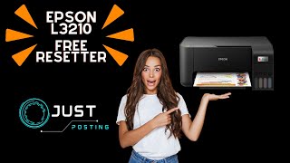 How to reset L3210 printer  Paano mag reset ng L3210 printer with free resetter [upl. by Jeu]