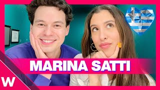 🇬🇷 Marina Satti describes Greece’s Eurovision 2024 song quotZariquot in exclusive London interview [upl. by Prosper726]