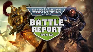 Custodes vs Space Marines Warhammer 40k 10th Edition Battle Report Ep 105 [upl. by Ainslie]