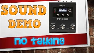 Digitech RP360 Demo No Talking [upl. by Socrates]