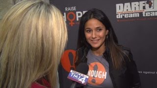 Web Extra Annie Scholz interviews Emmanuelle Chriqui [upl. by Joung]