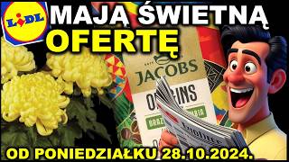 𝐋𝐈𝐃𝐋  Gazetka Promocyjna od Poniedziałku 28102024  Promocje Spożywcze [upl. by Eimmas609]