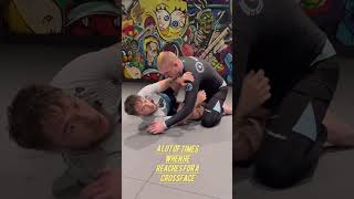 Crossface Counter To Armbar bjj armbar grappling [upl. by Ondrea]