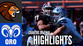 Leones UAQ vs Borregos QRO Highlights  Cuartos de Final  C Nacional  Liga Mayor ONEFA 2024 [upl. by Anoik]