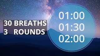 Wim Hof Guided Breathing Session  3 Rounds For Complete Beginners No Talking [upl. by Stephanus757]