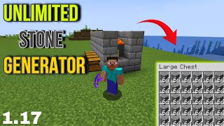 quotEasy STONE GENERATOR Tutorial in MINECRAFT — QUICK amp INFINITE STONE FARMquot [upl. by Naitsirhk82]