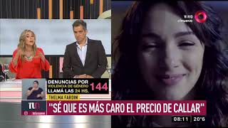 Se multiplicaron las llamadas a la línea 144 tras la denuncia de Thelma Fardin [upl. by Lleirbag]