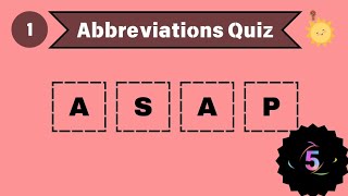 Abbreviations amp Acronyms Quiz 🤓 fungames abbreviation acronym quizgames funny thesunquizshow [upl. by Stalker]