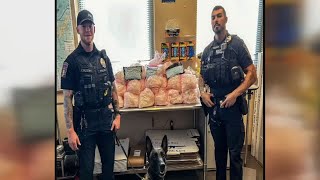 K9 finds 187 pounds of meth in truck during traffic stop on Indiana interstate [upl. by Marr]