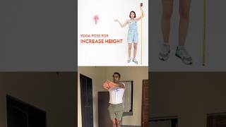 how to increase height︱height increase stretching exercise yoga︱yoga for height growth height [upl. by Arratahs]