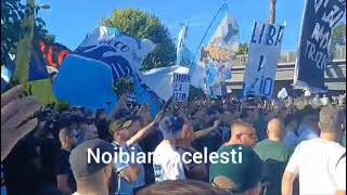 La contestazione dei tifosi della Lazio al Presidente Lotito [upl. by Anahir993]