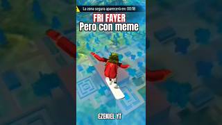 Fri Fayer Pero con meme😂 freefire garenafreefire garena ff freefireshorts shorts [upl. by Tybie]