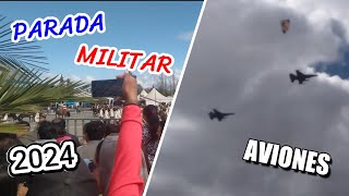 ¡¡VOY A LA PARADA MILITAR 2024 VALE LA PENA IR AHI paradamilitarchilena fuerzaaereadechile [upl. by Ardnat128]