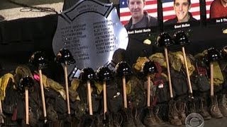 Granite Mountain Hotshots honored at memorial [upl. by Rramel]