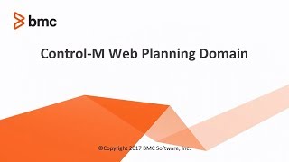 ControlM Web Planning Domain Overview [upl. by Natasha]