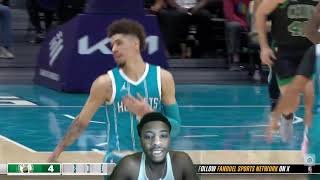 Celtics vs Hornets Full NBA Highlights Reaction [upl. by Attenyw]