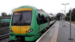 Southern Class 171 Departing Oxted 03817 [upl. by Hgielanna]