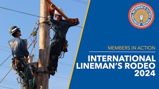 IBEW at the 2024 International Linemans Rodeo [upl. by Doro]