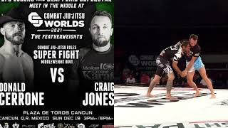 CJJW Cowboy Cerrone Vs Craig Jones Combat Jiu Jitsu Worlds [upl. by Trillby206]