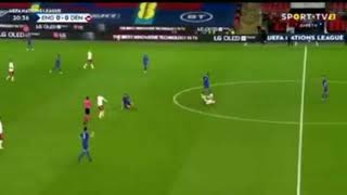 Harry Maguire red card Vs Denmark [upl. by Acissehc]