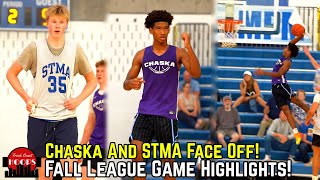 Chaska Takes On STMA In Fall League Tyler Forrest Takes Flight [upl. by Euqinahs]