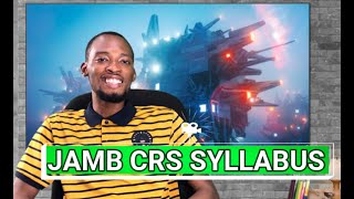 Jamb CRS Syllabus Explained [upl. by Nivat]