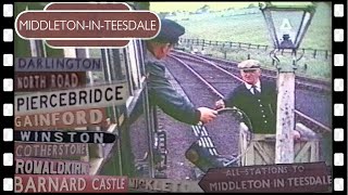 Darlington to MIDDLETONINTEESDALE train ride 1963 [upl. by Geiss]