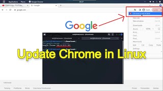 How to Update Chrome in Linux Reinstall Google Chrome Kali Linux [upl. by Trilbie708]