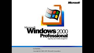 Microsoft Windows 2000 Professional Logo 1999 [upl. by Swehttam653]