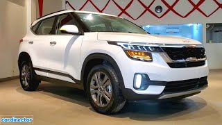 Kia Seltos HTX 2022  New Seltos 2022 Top Model Features  Interior and Exterior  Reallife Review [upl. by Brookner]