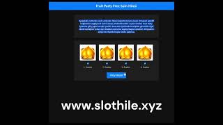 Fruit Party Slot Hile Programı  slot slothile [upl. by Garvey]