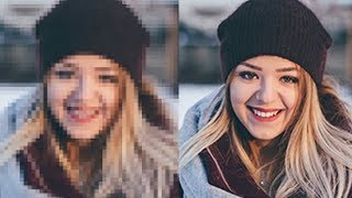 How to Improve PhotoImage Quality Low to High Resolution in Photoshop CS6  Photoshop Tutorial [upl. by Iral]