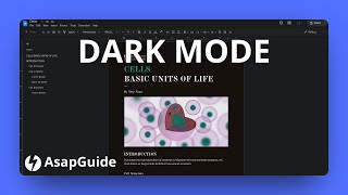 How to Enable Dark Mode on Google Docs Desktop [upl. by Naxor]