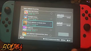 Nintendo Switch How to Archive Games 2024 [upl. by Hyde]