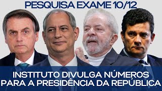 PESQUISA 1012 EXAMEIDEIA DIVULGA LEVANTAMENTO PARA A PRESIDÊNCIA [upl. by Fatma]