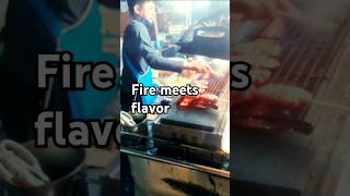 Fire Meets Flavor🔥🍢 BBQ NightMarket StreetFood ThailandEats BBQDelights FoodLovers shorts [upl. by Enellek]